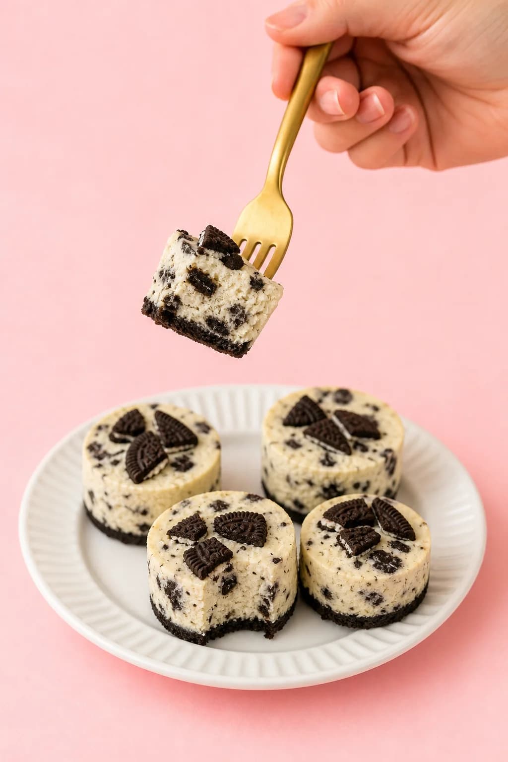 Oreo protein cheesecake cookies