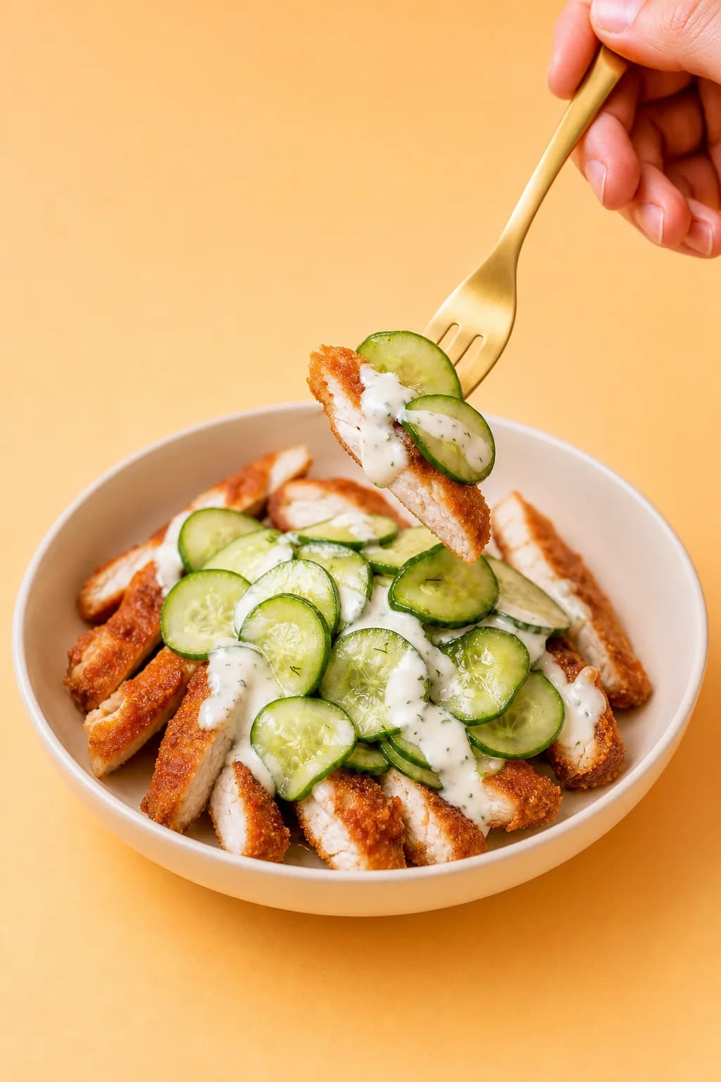 Pickled chicken bowl