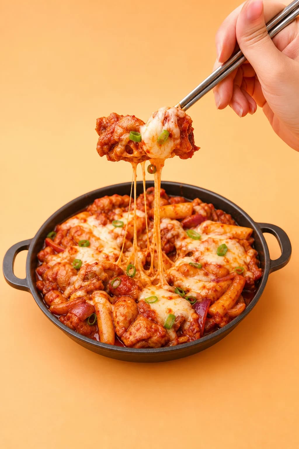 Spicy buldak chicken (닭갈비)