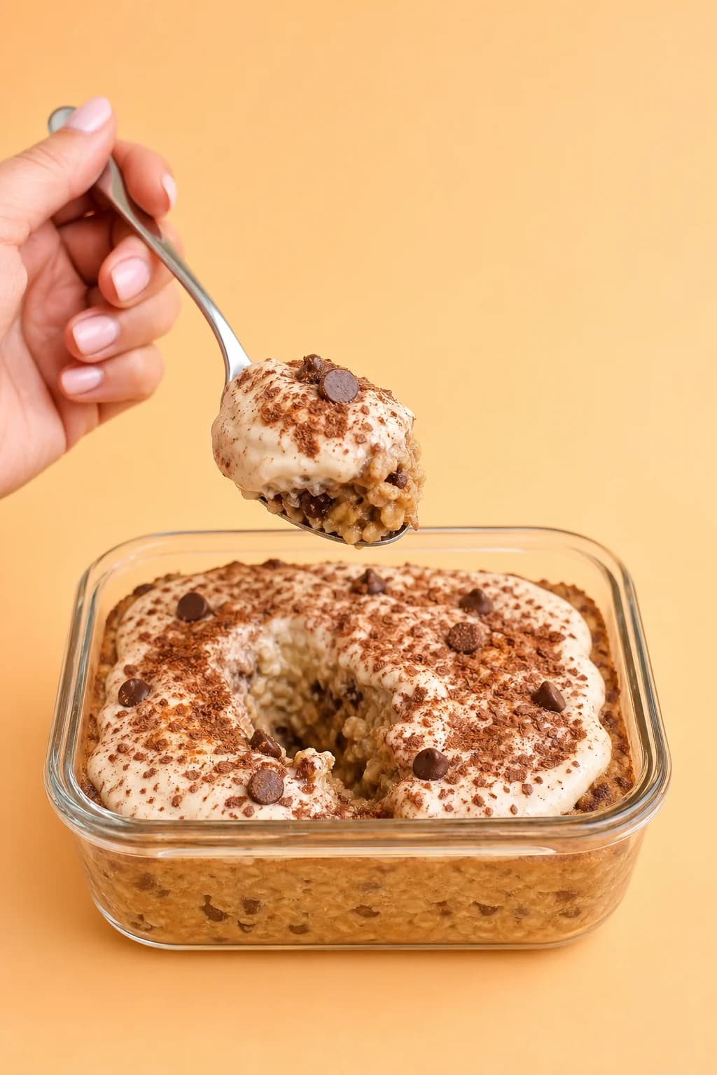 Tiramisu baked oats
