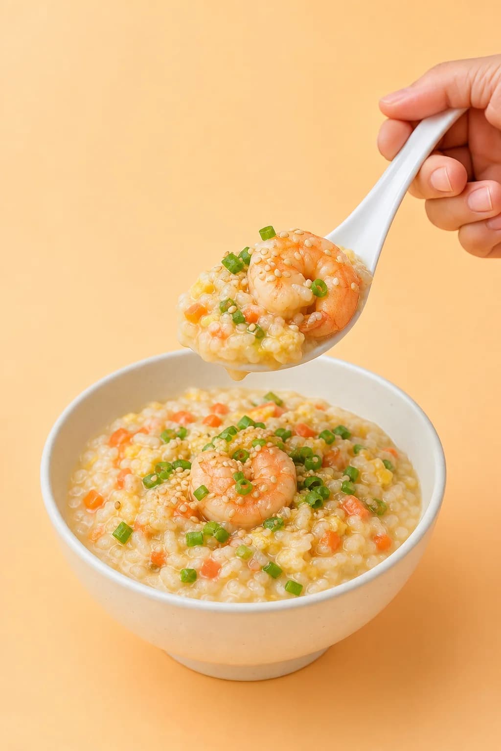 Korean shrimp porridge