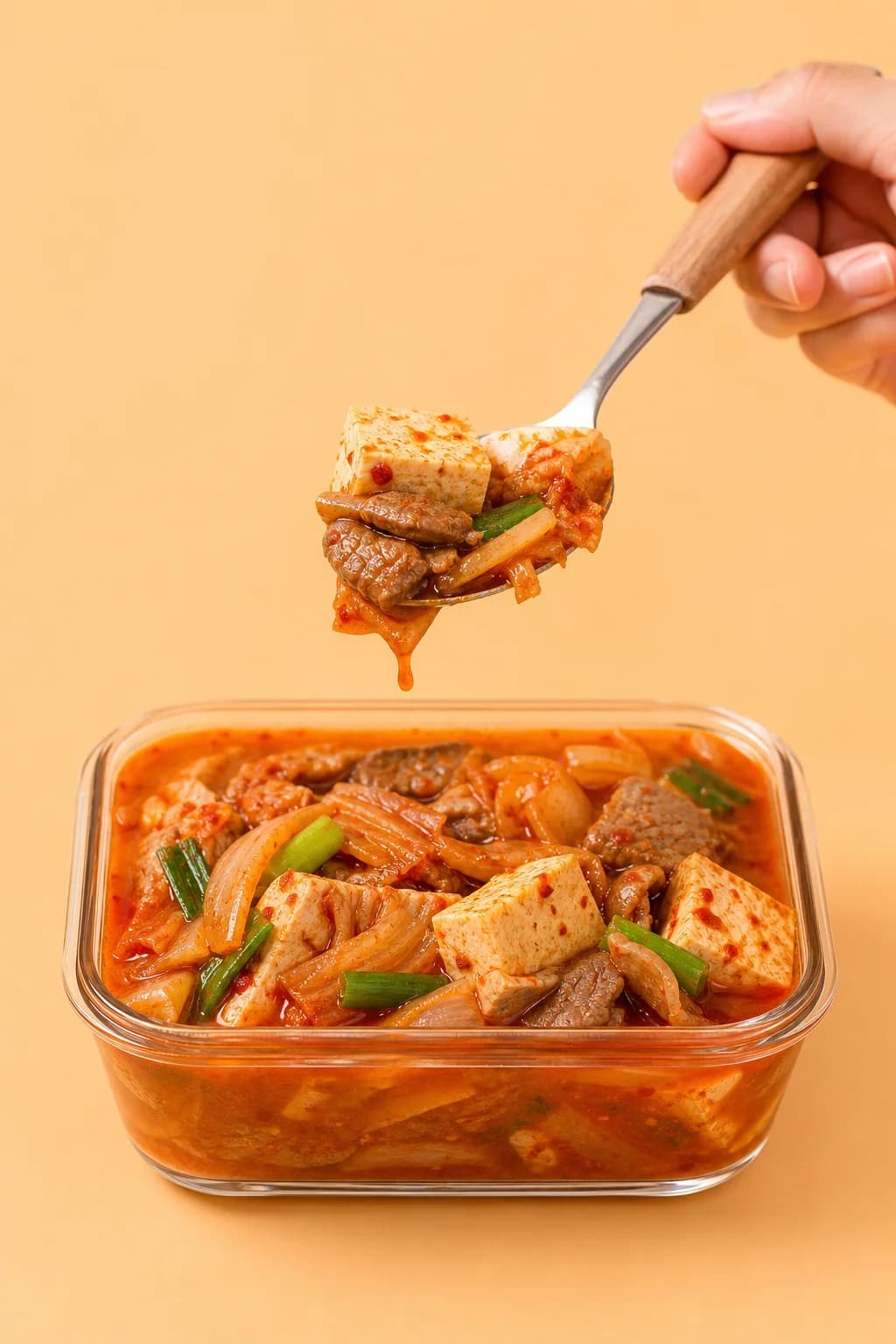 Kimchi jjigae (김치찌개) frozen soup kit
