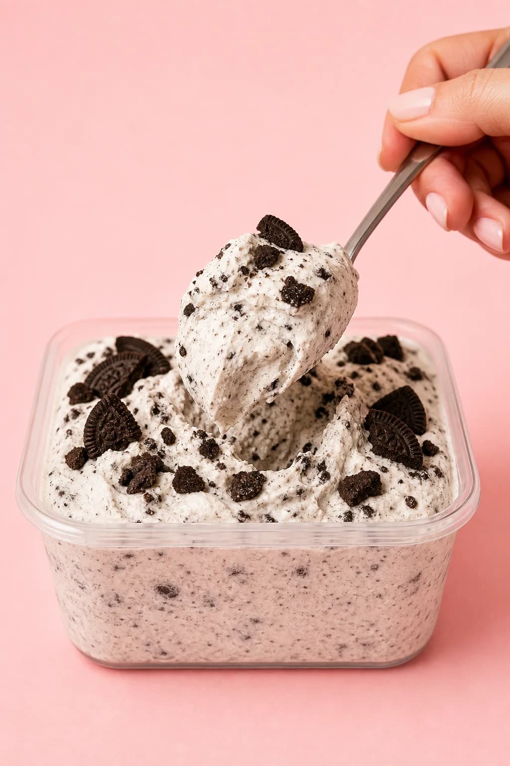 Frozen Oreo protein fluff